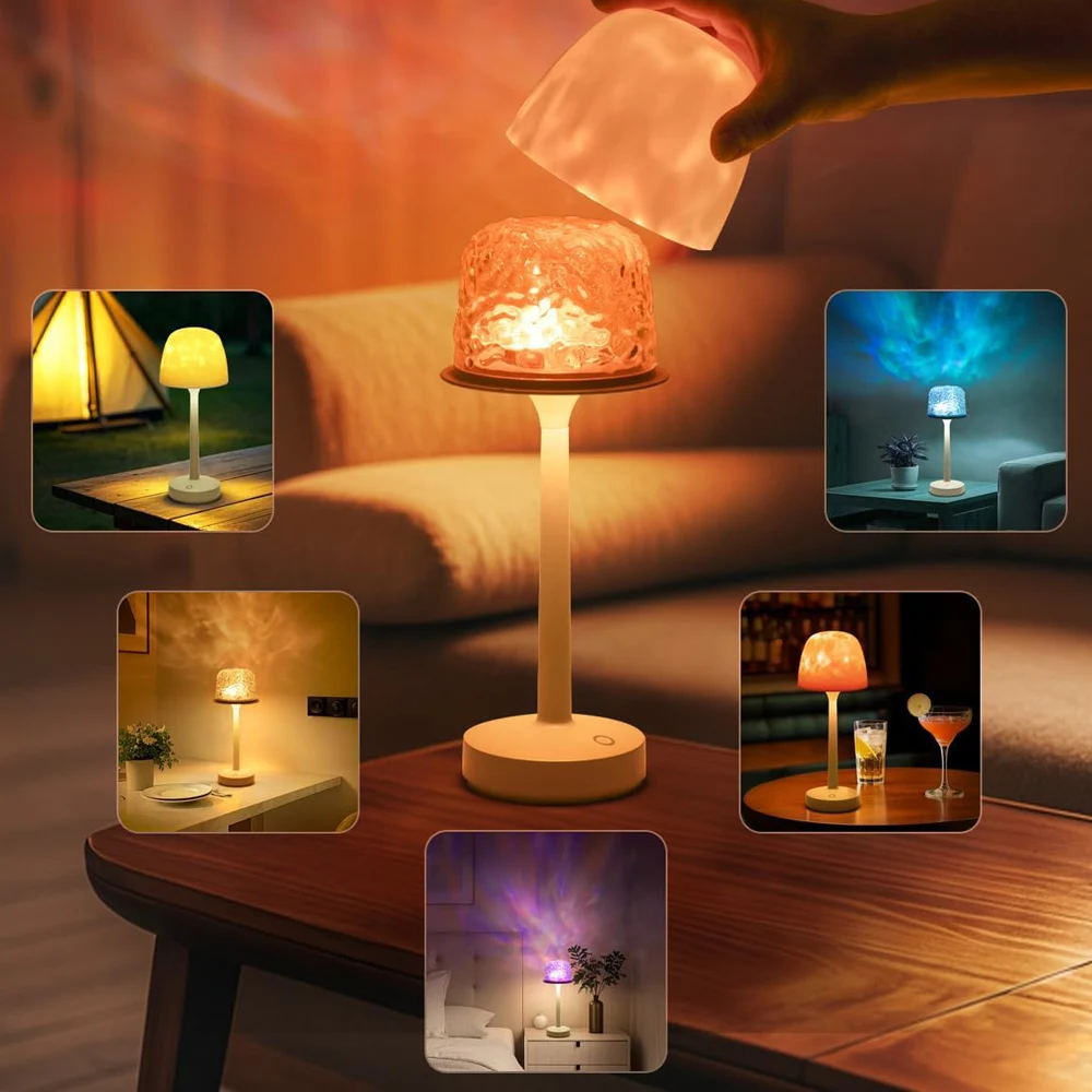 Lyovinah - Lampe de chevet à LED sans fil